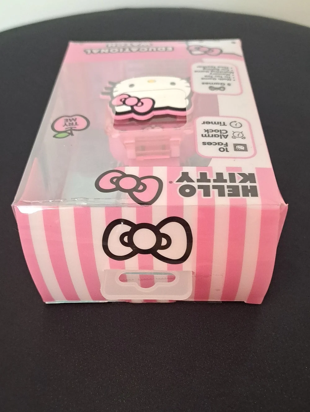 Hello Kitty Pink Kids Educational Watch with Character Face